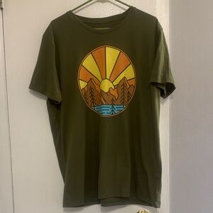 Goodfellow & Co Forest Green Graphic Tee